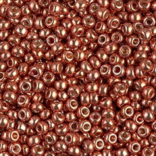 Miyuki rocailles Perlen 8/0 - Duracoat galvanized pink blush 8-4207